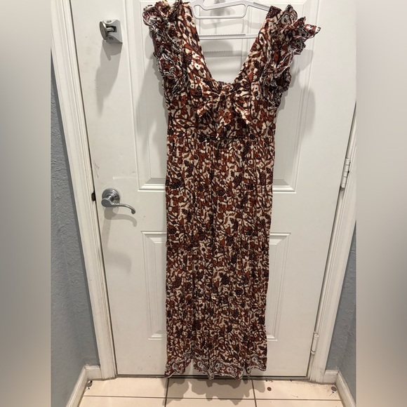 Love The Label by Anthropologie Mirabelle Ruffle Floral Maxi Dress - Picture 7 of 7